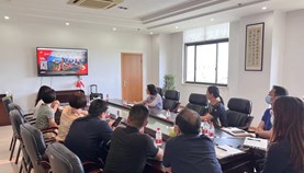 综保区公司传达学习市第十二次党代会精神
