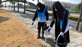嘉定综保区公司开展“三五”园区环境整治志愿服务活动