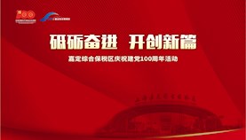 “砥砺奋进 开创新篇” 嘉定综保区开展庆祝建党100周年活动