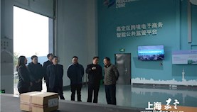 国网上海嘉定供电公司一行调研嘉定出口加工区